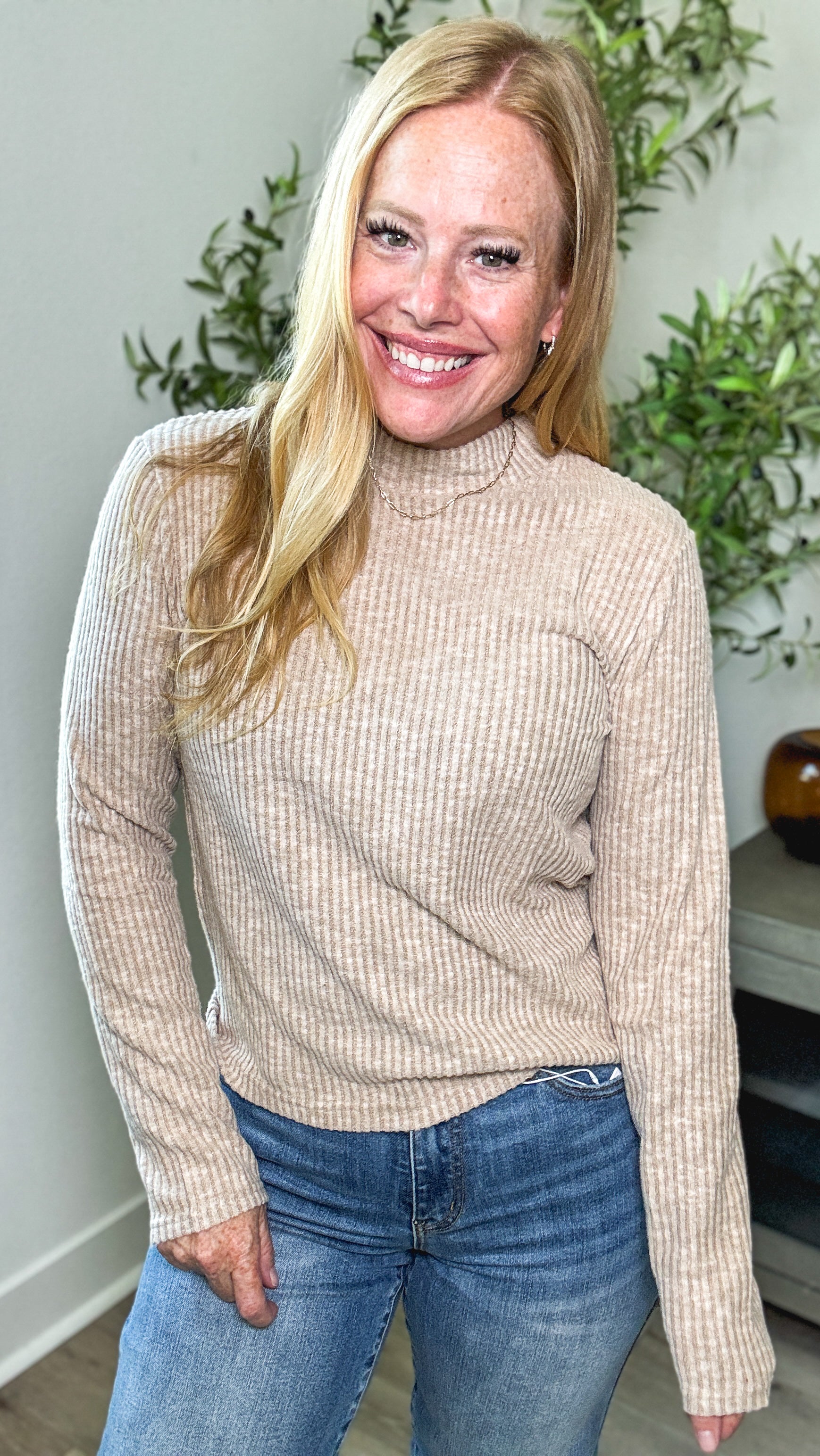 Quiet Luxury Mock Neck