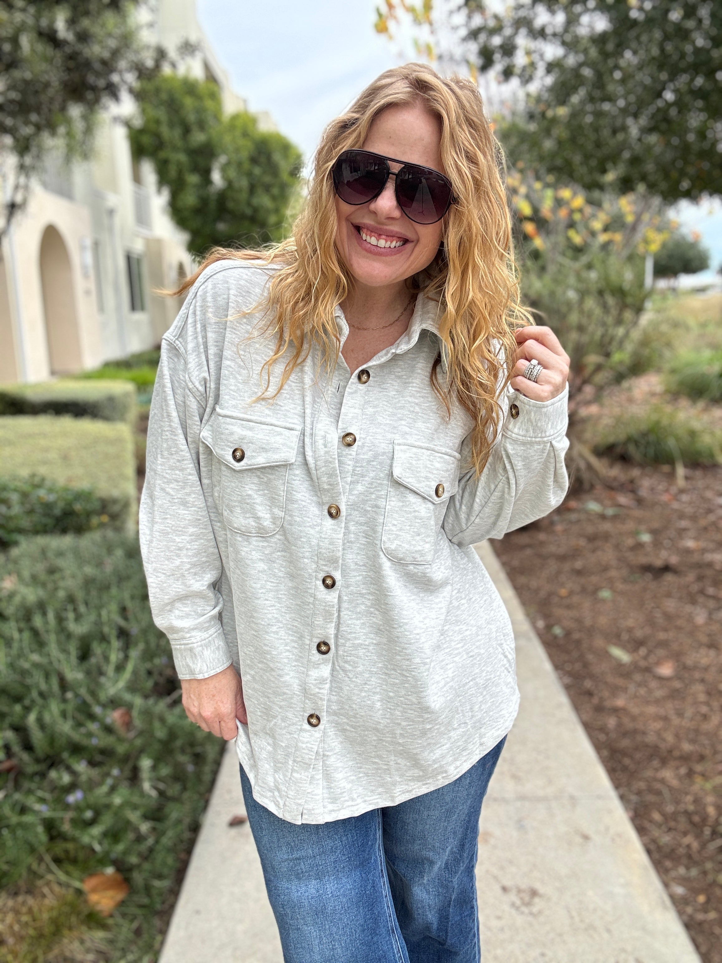 Big Love Grey Shacket