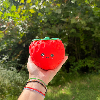 Squishy Toy - Strawberry + Face Dough, Jumbo (Copy)