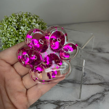 Squishy Toy - Paw Print, Glitter - PREORDER