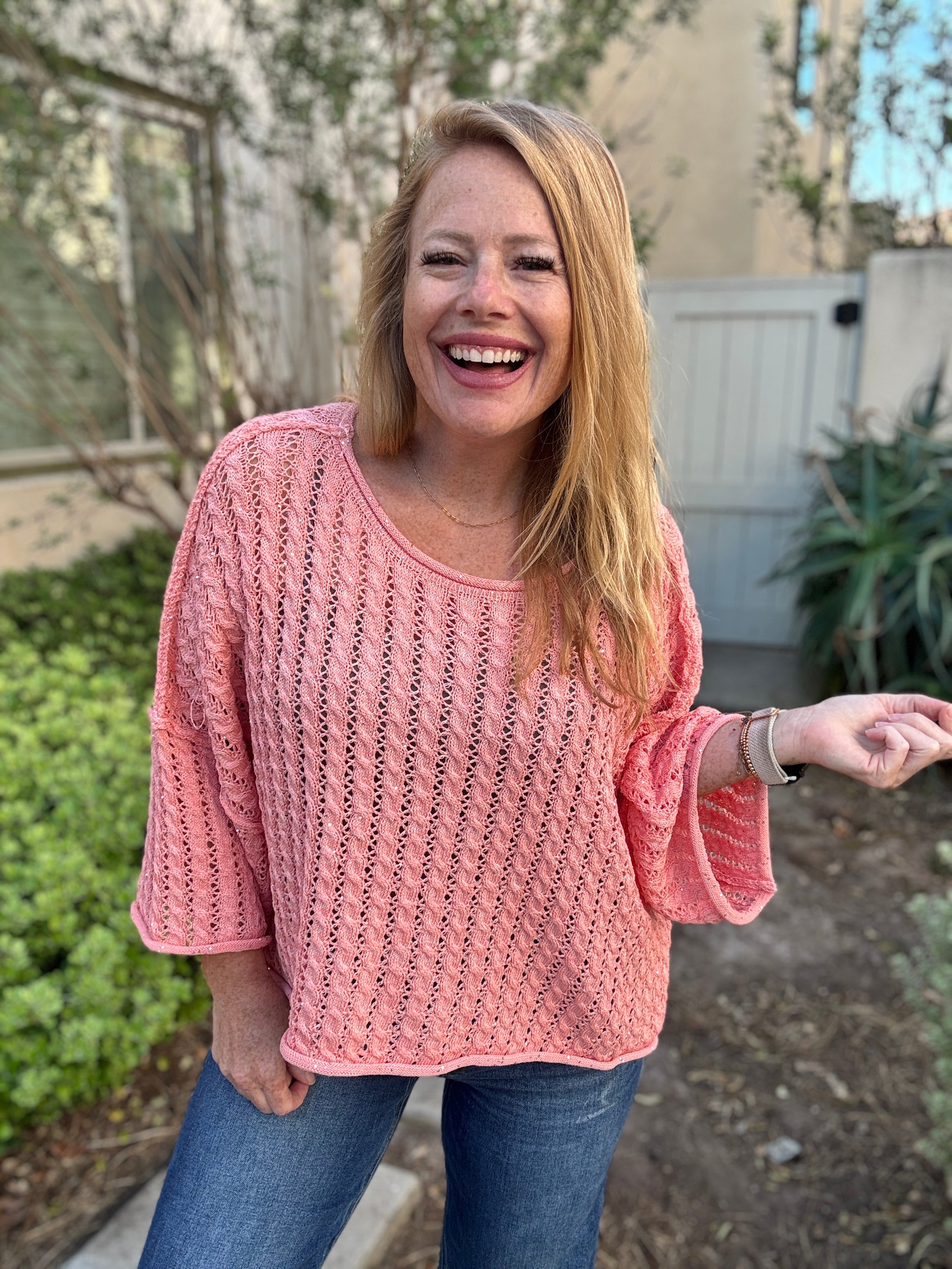 Sunset Skies Knit Sweater - 2 Colors