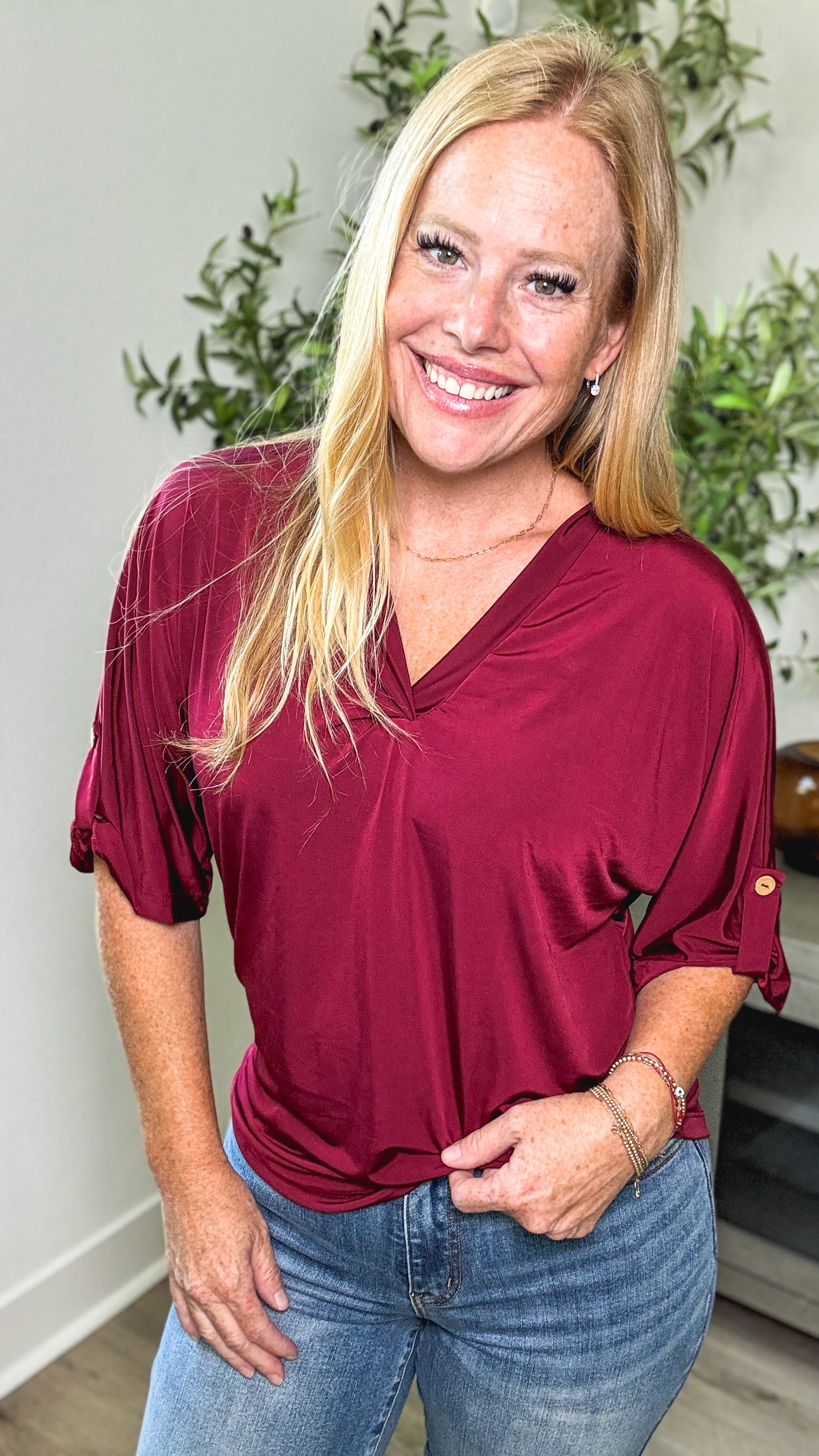 She's a Boss 3/4 Sleeve Blouse