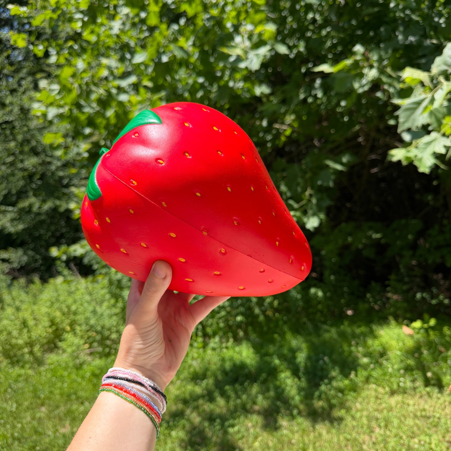 Squishy Toy - Strawberry, Jumbo