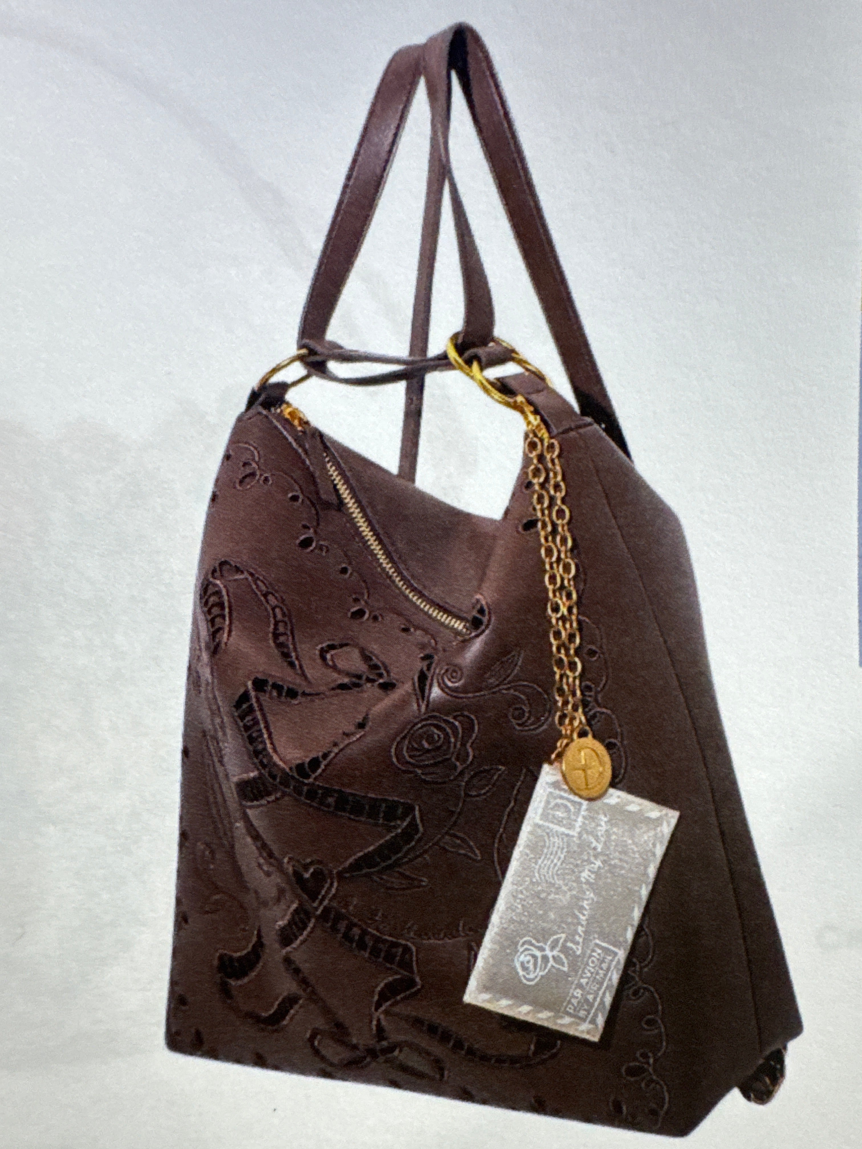 Ribbon Reverie Convertible Hobo Backpack