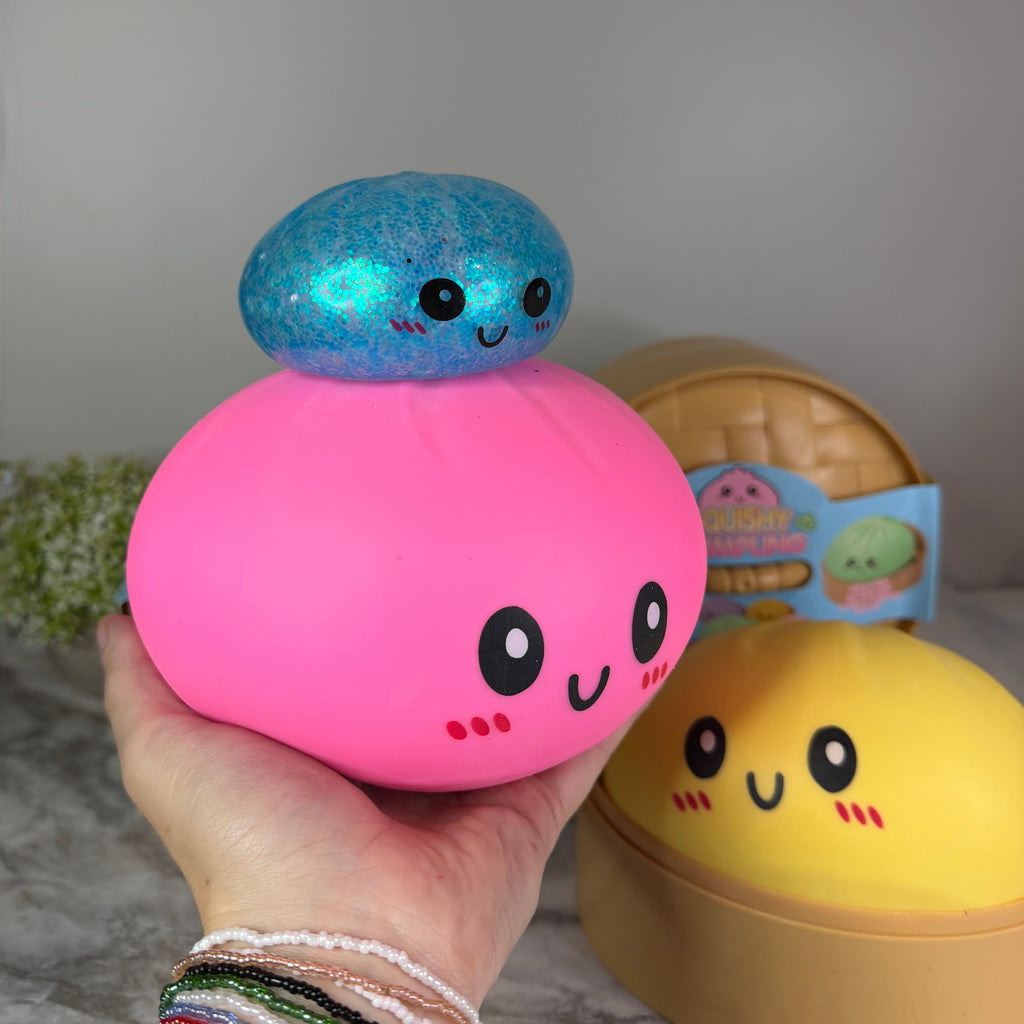 Squishy Toy - XL Dumpling, Quick Squeeze Solid