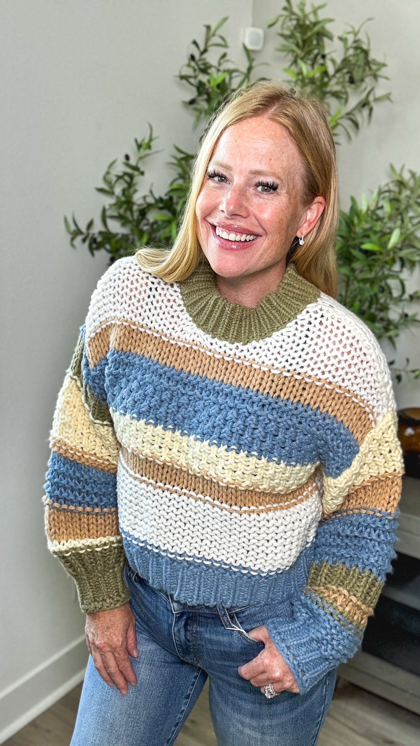 Color Me Cozy Chunky Knit Sweater