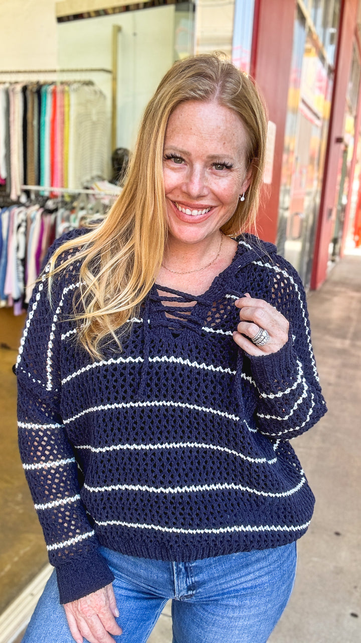 Seaside Stroll Hooded Sweater
