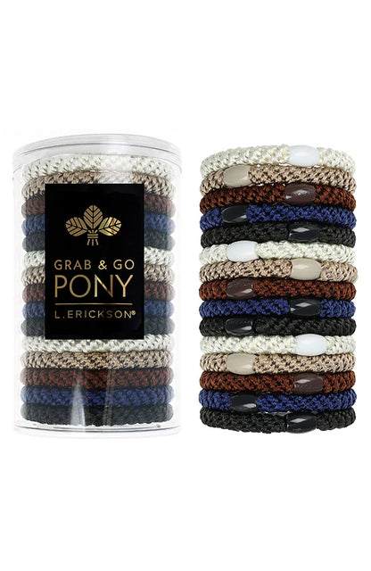 Luxe Hair Tie Tubes - 15 Pack