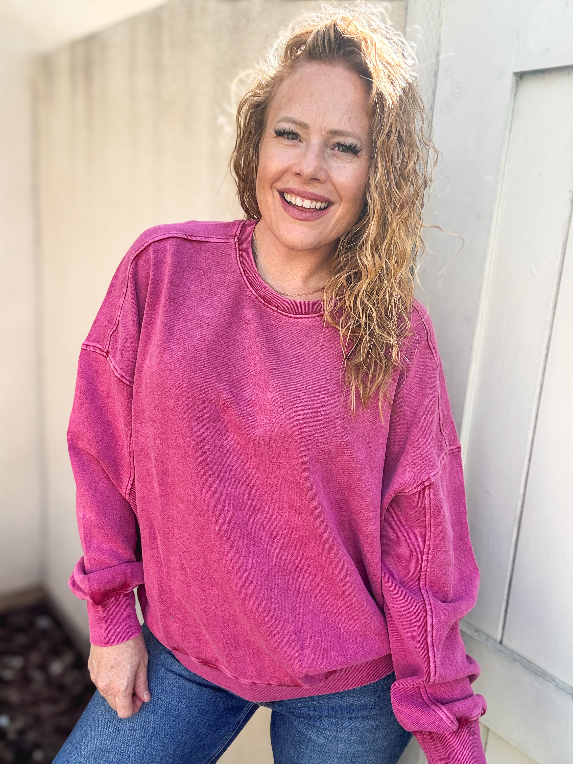 Spring Make Up Your Mind Crewneck