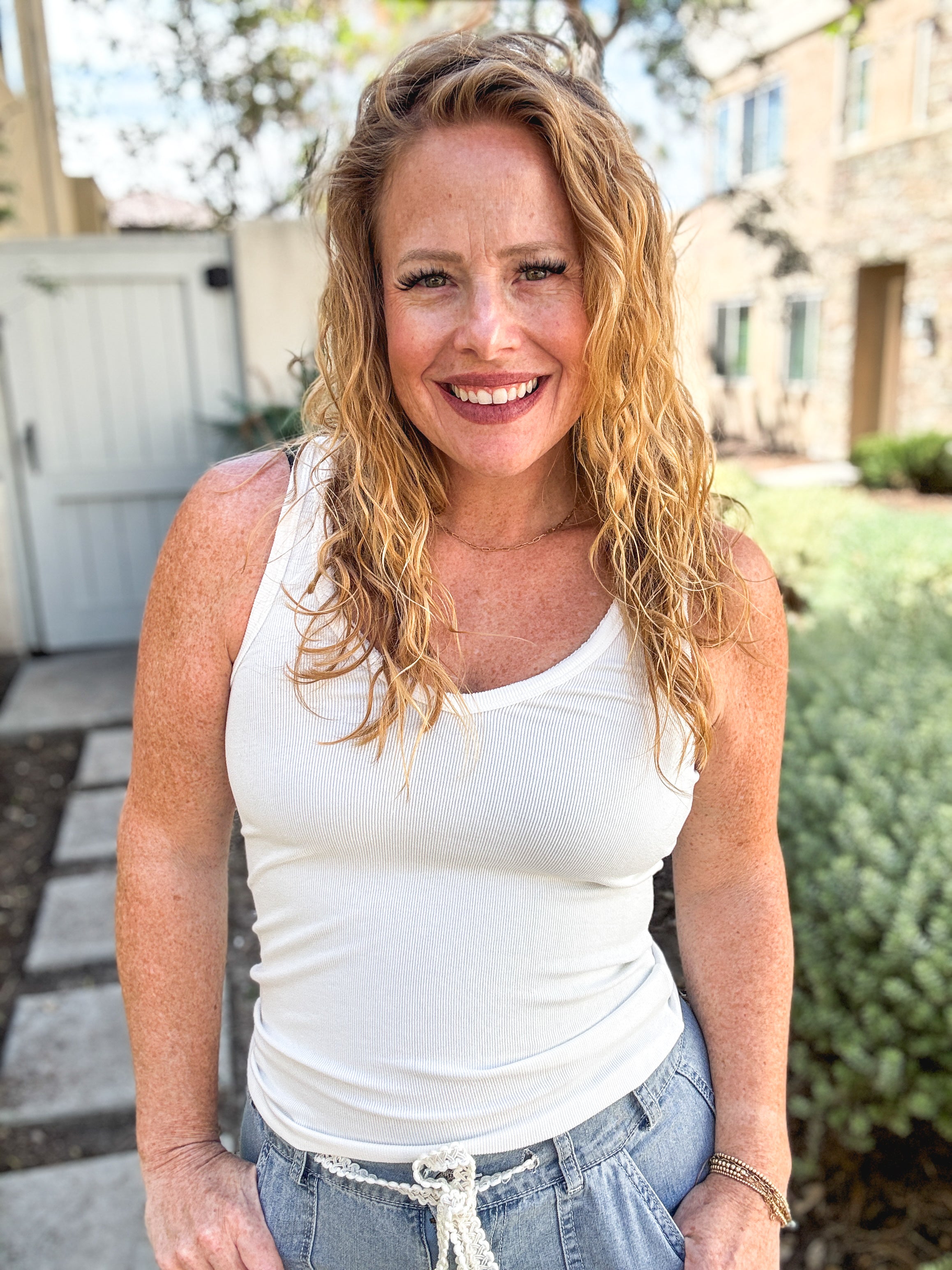 Paradise Ribbed Knit Tank