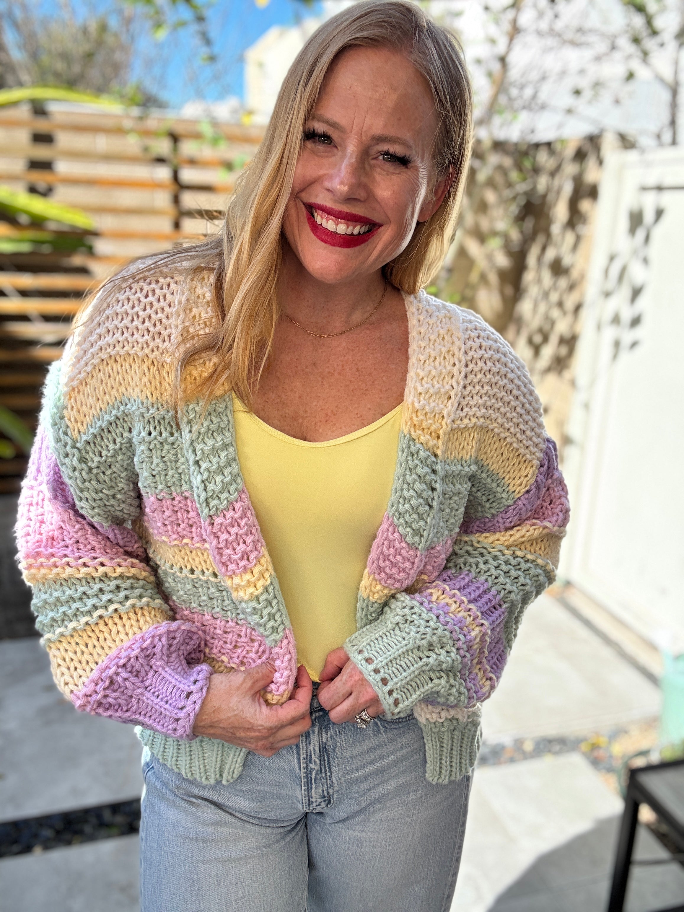 Tessa Rainbow Cardigan