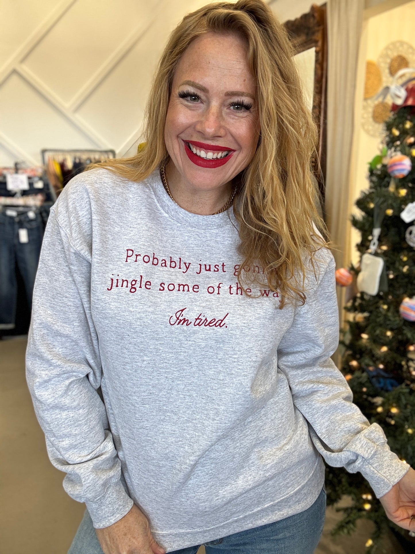 Jingle Some of the Way Crewneck