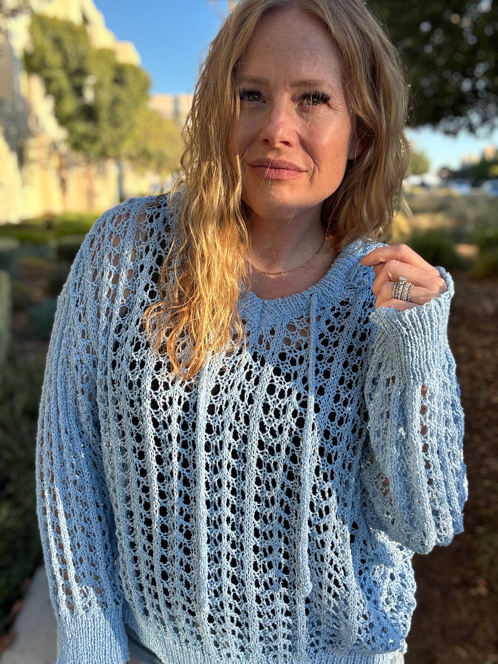 Barefoot Soul Crochet Knit Sweater