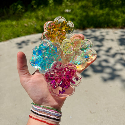 Squishy Toy - Paw Print, Glitter - PREORDER