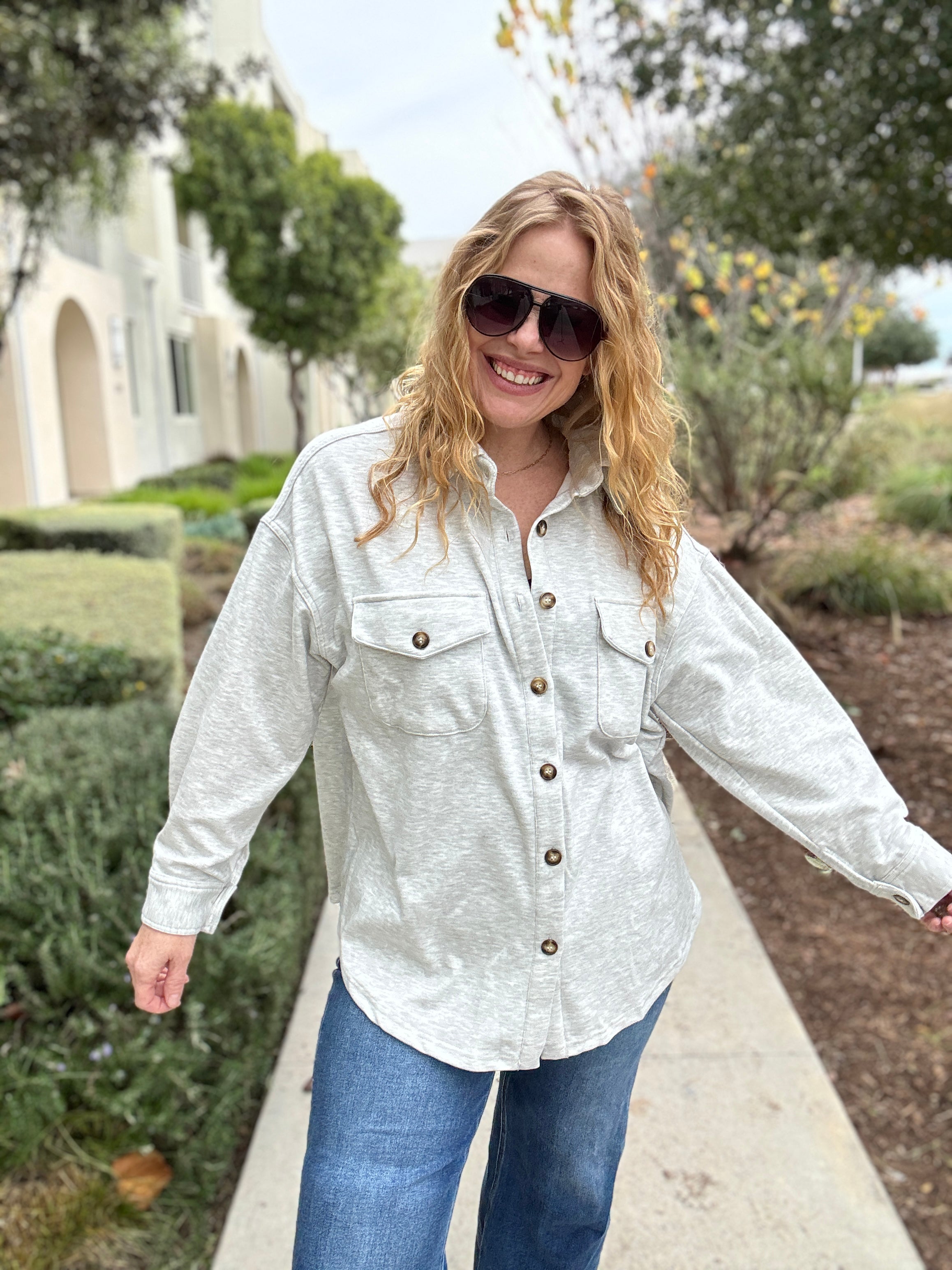 Big Love Grey Shacket