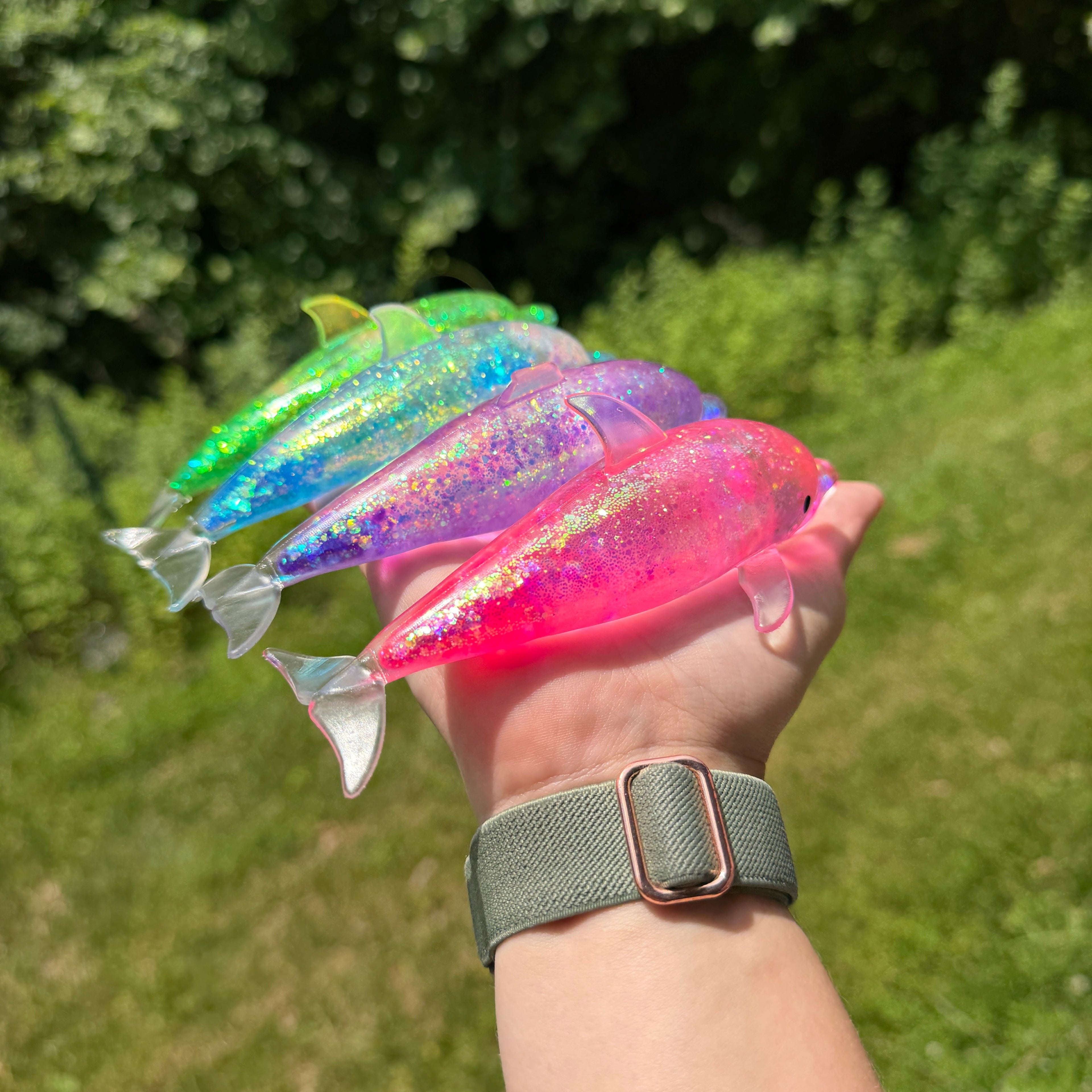 Squishy Toy - Glitter Dolphin - PREORDER