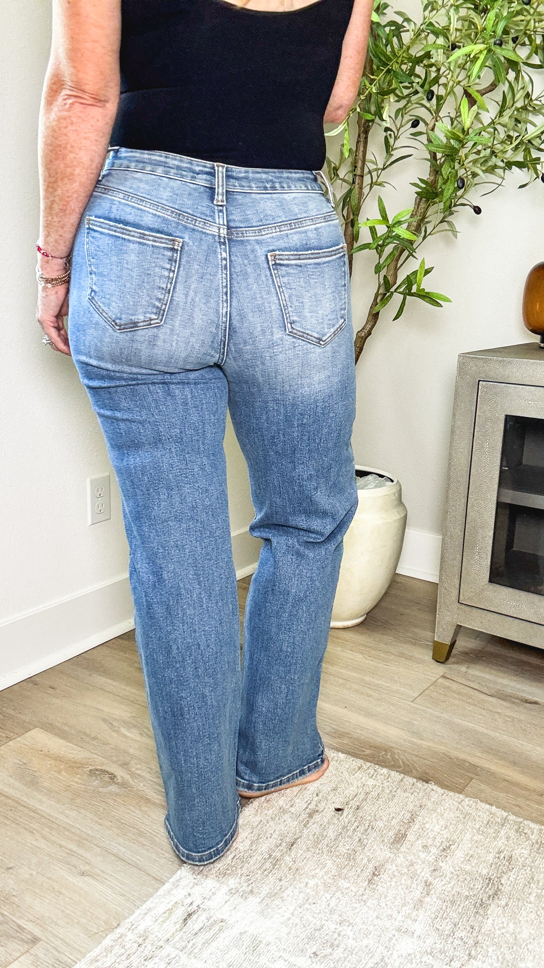 Long Story Short Wide Leg Jeans