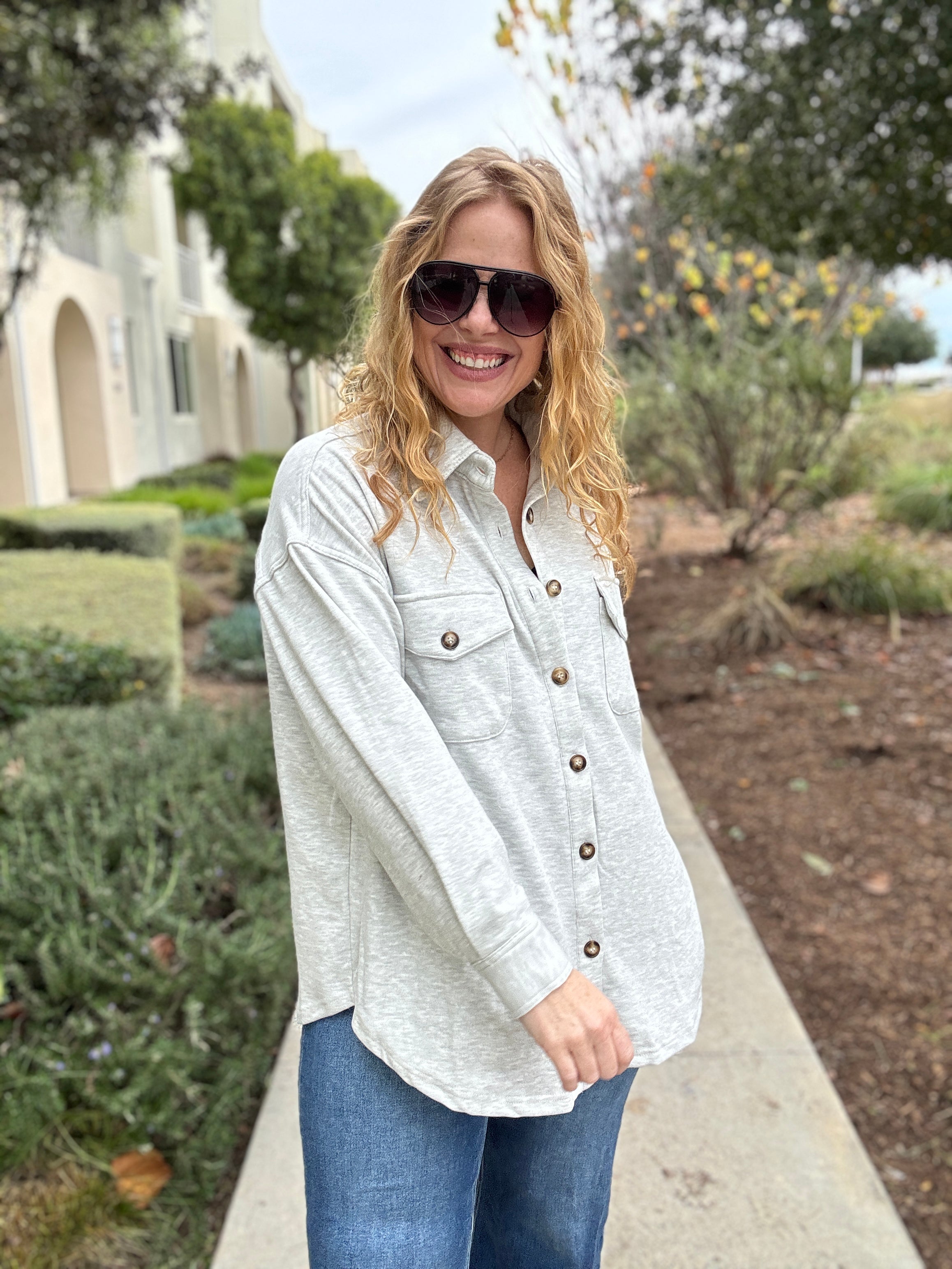 Big Love Grey Shacket