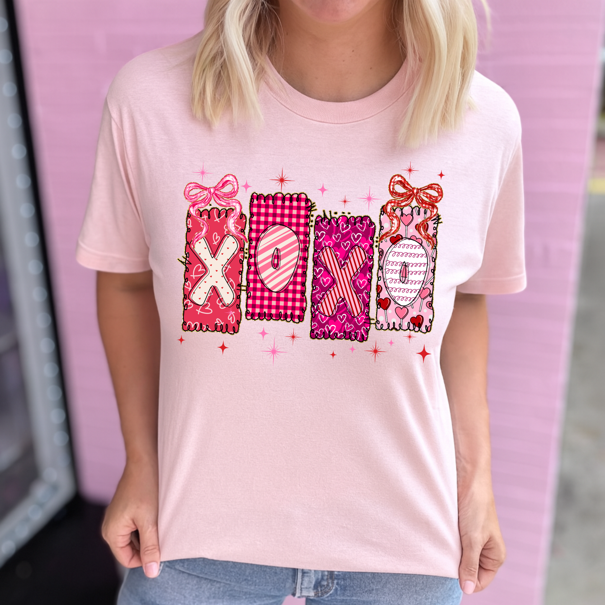 XOXO with bows Graphic Tee