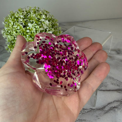 Squishy Toy - Paw Print, Glitter - PREORDER