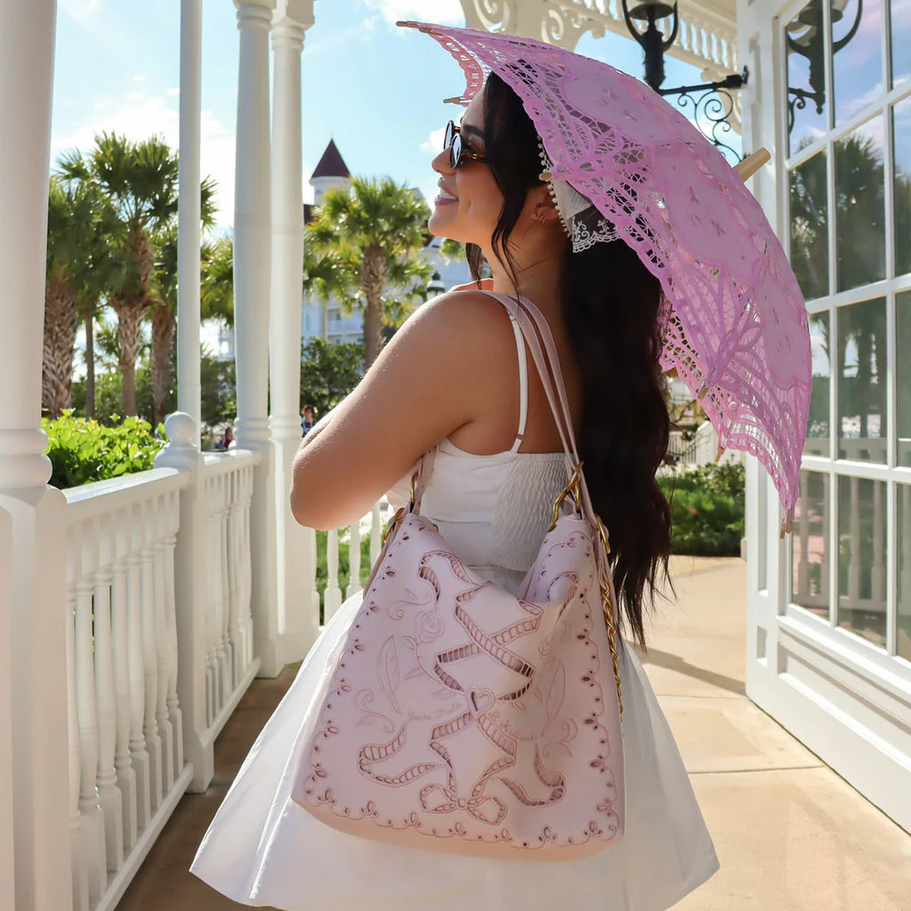 Ribbon Reverie Convertible Hobo Backpack