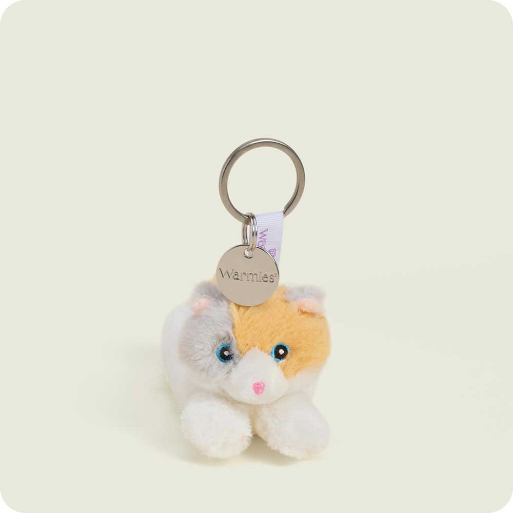Warmies Calico Cat Keychain