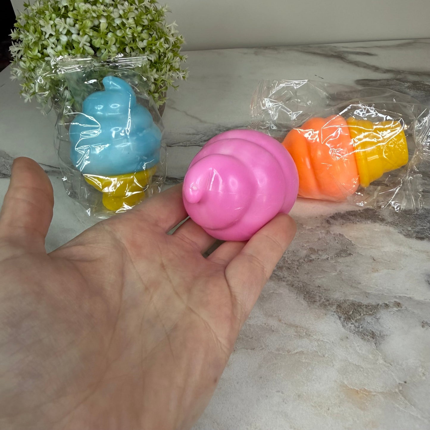 Stress Squishy Toy - Ice Cream Cone - PREORDER