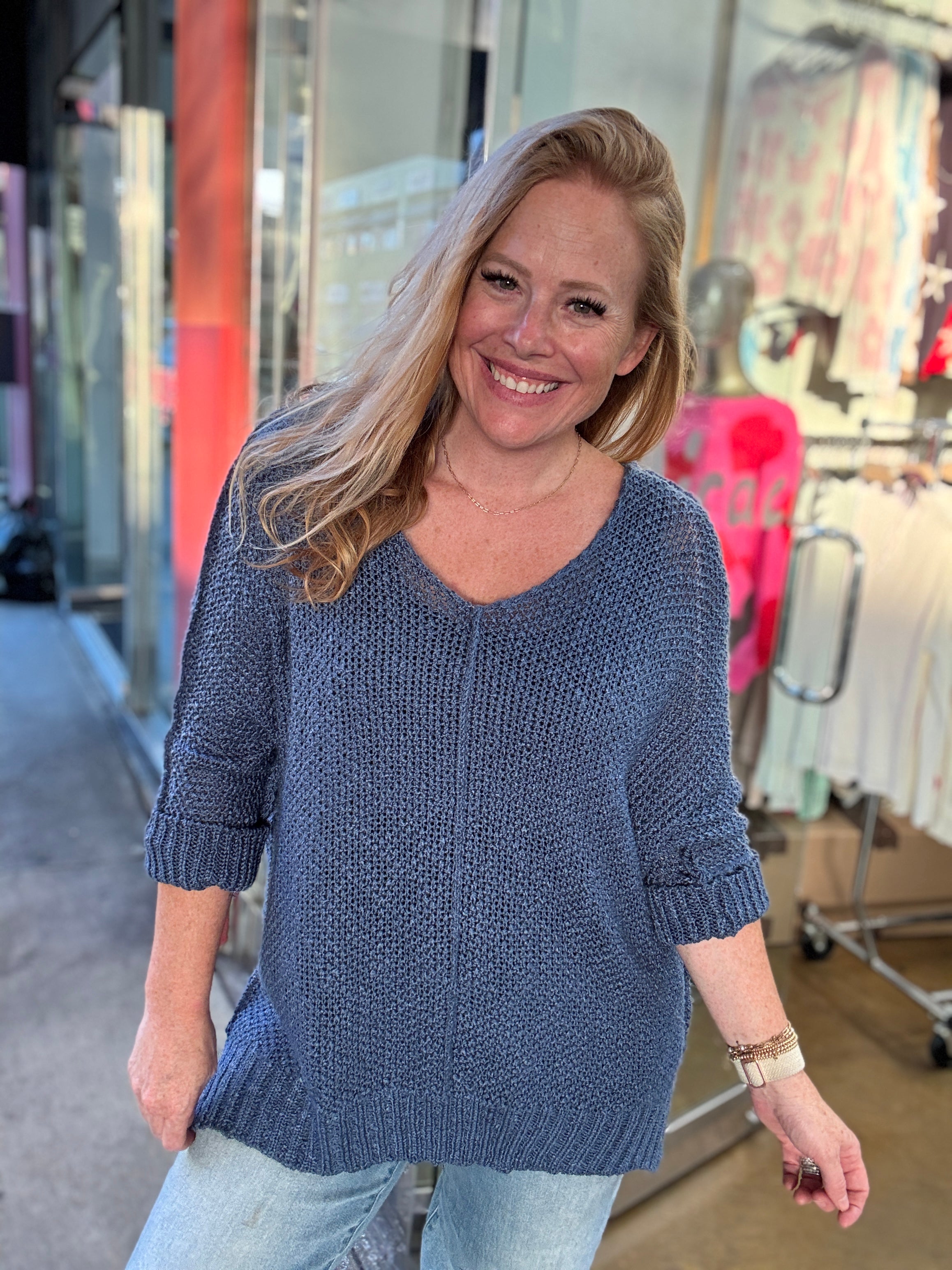 Sapphire Sophistication Sweater