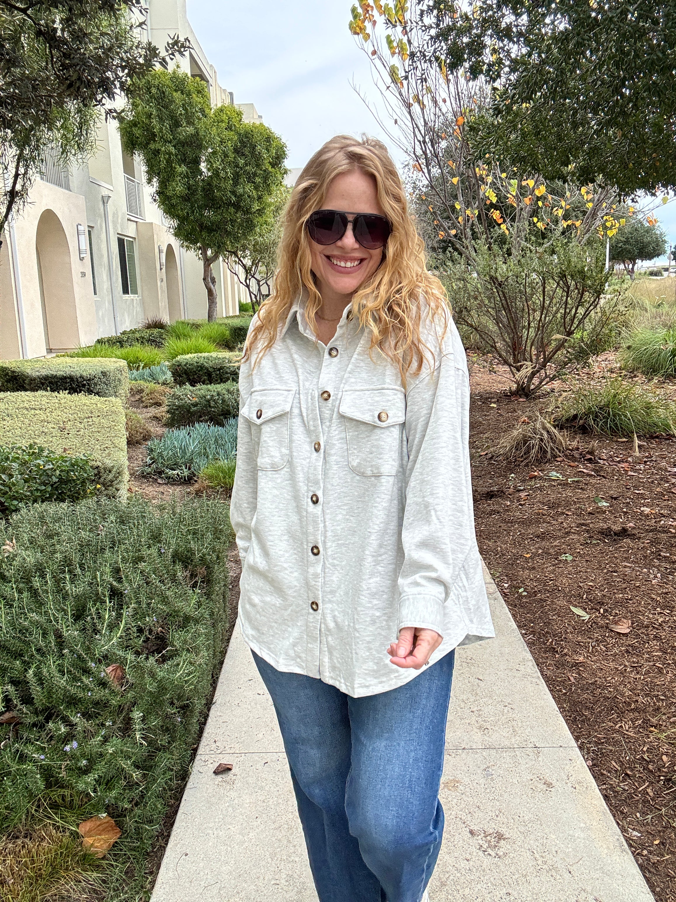 Big Love Grey Shacket