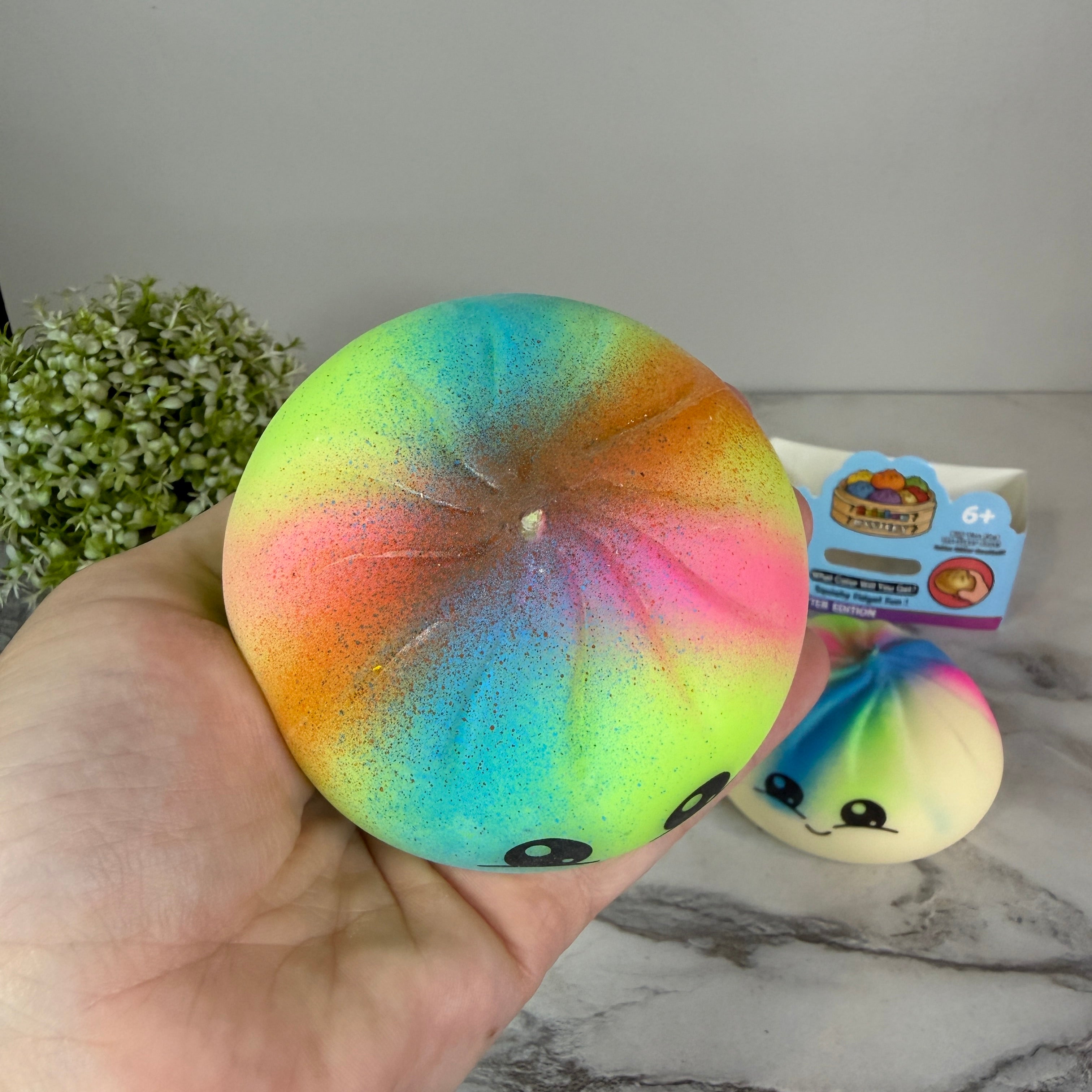 Squishy Toy - Viral Dumpling, Multi Color + New Face