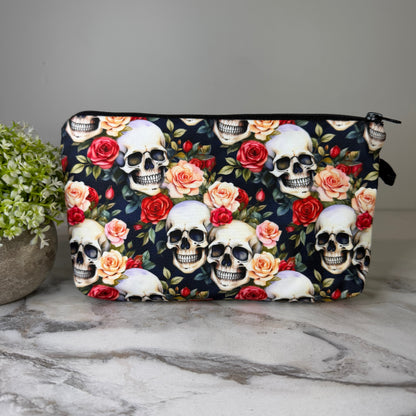 Pouch - Skull Floral