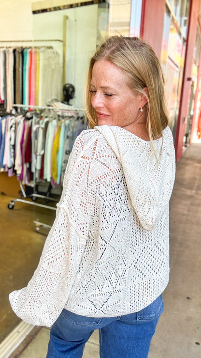 Coastal Breeze Hooded Knit