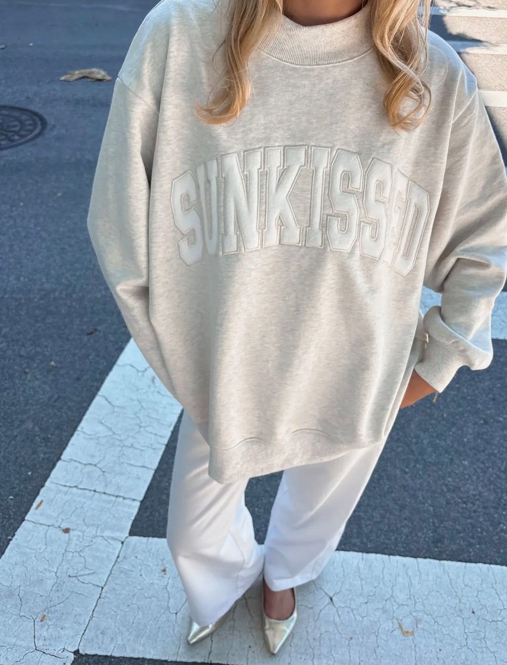 PREORDER: Oatmilk SunKissed Mock Neck