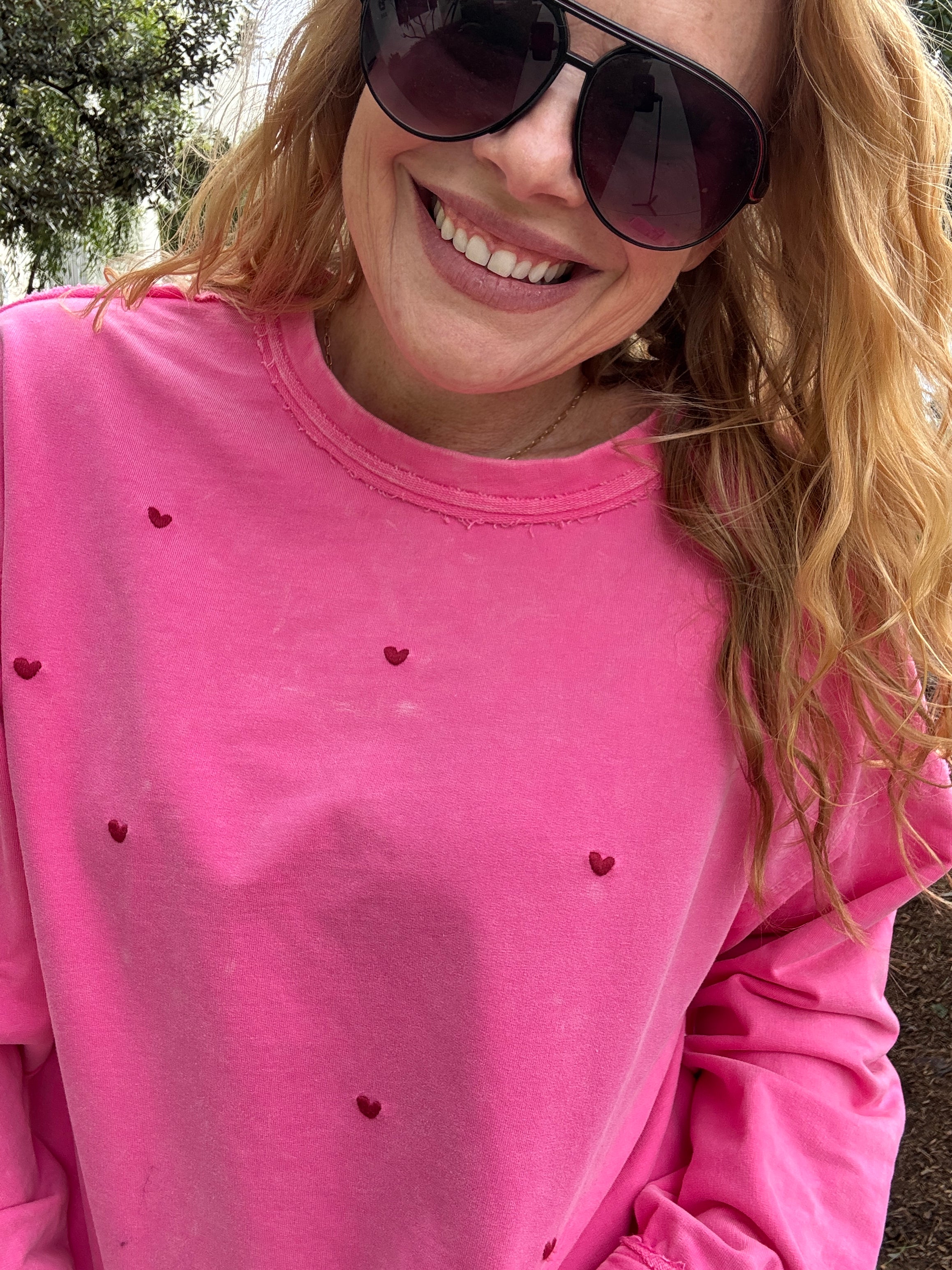 Wondering Heart Embroidered Long Sleeve