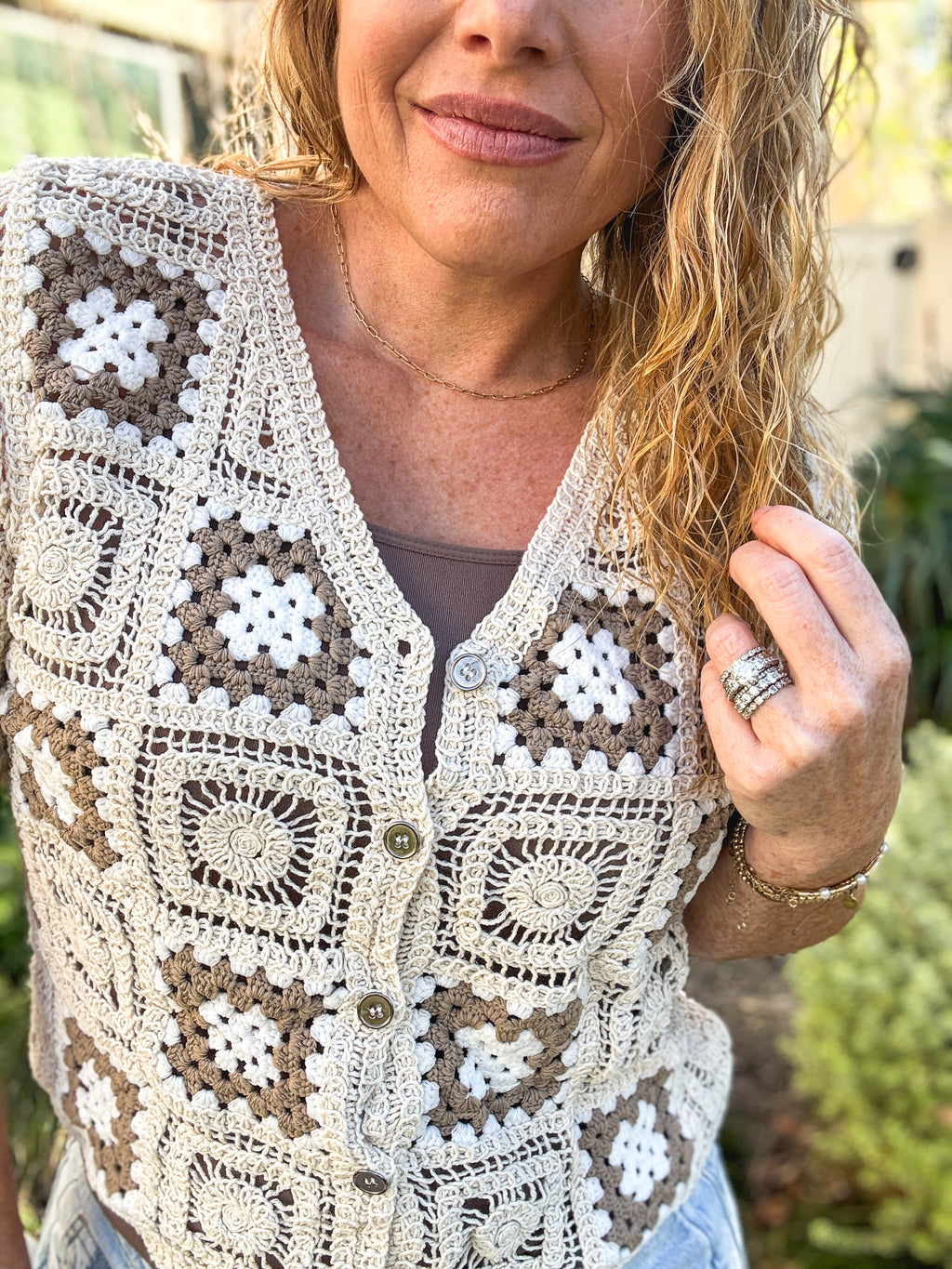 Estel Granny Square Cardi