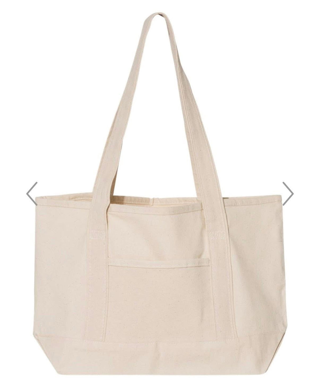Embroidered Canvas Tote