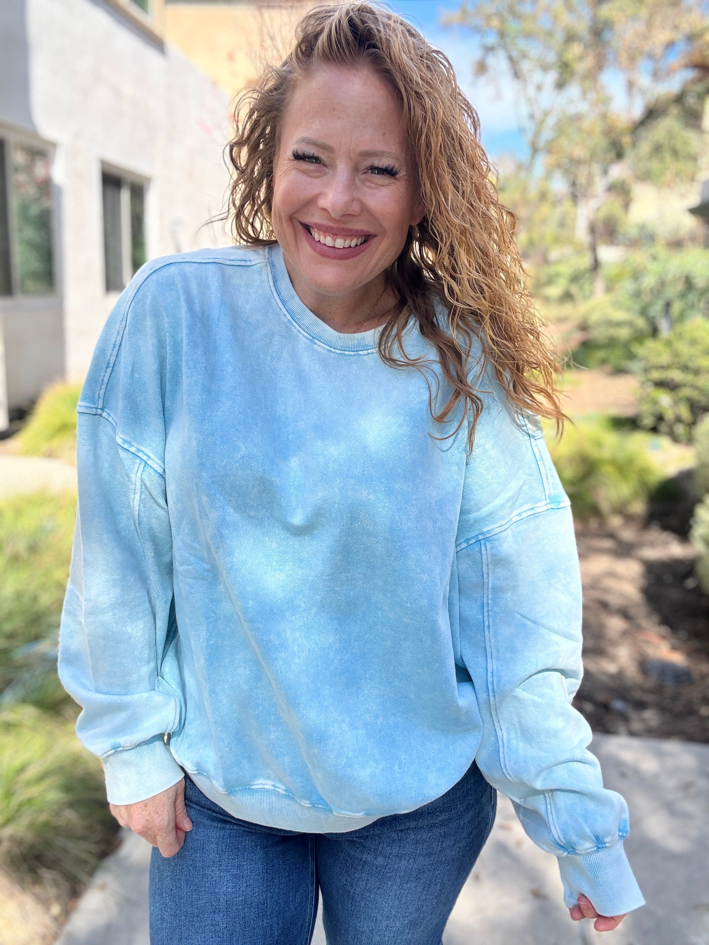 Spring Make Up Your Mind Crewneck