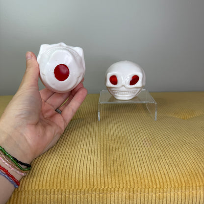 Squishy Toy - Halloween - Skull Head + Worms