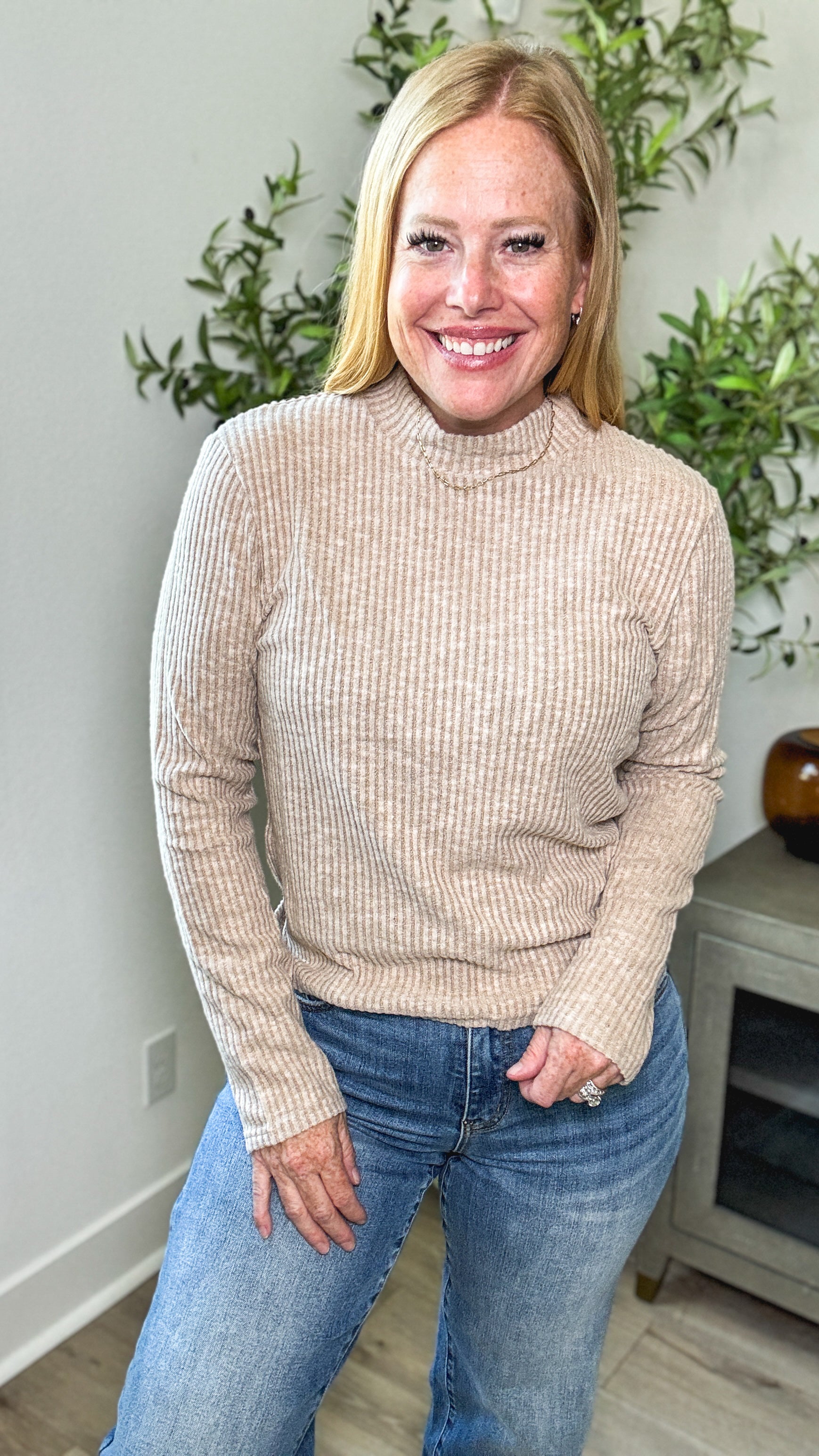 Quiet Luxury Mock Neck