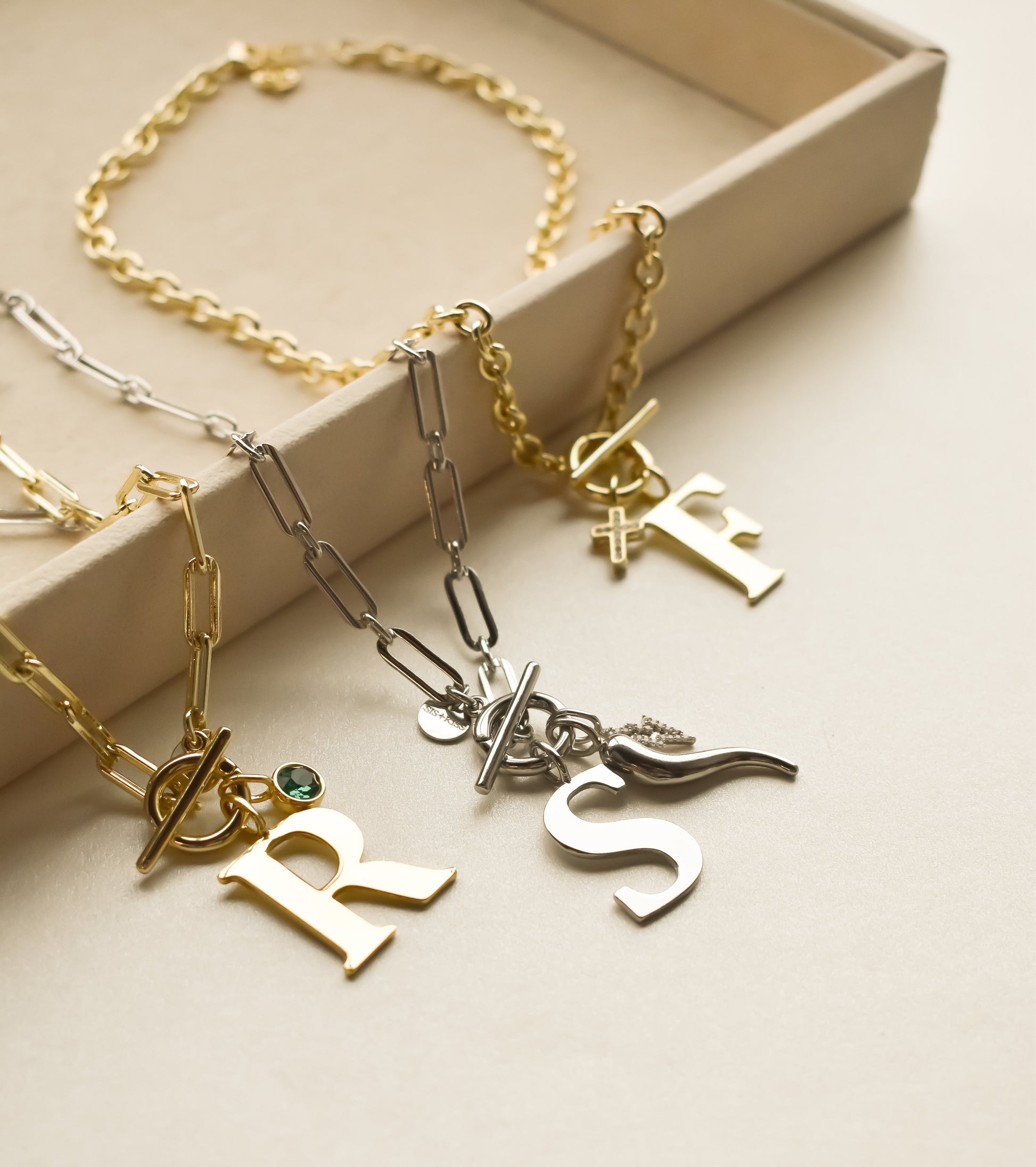 Gallery Charm Necklace - Toggle
