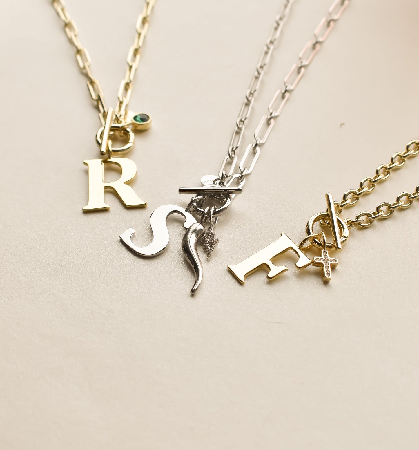 All-American Initial Charm