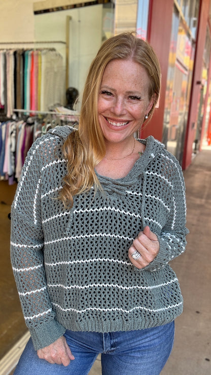 Seaside Stroll Hooded Sweater