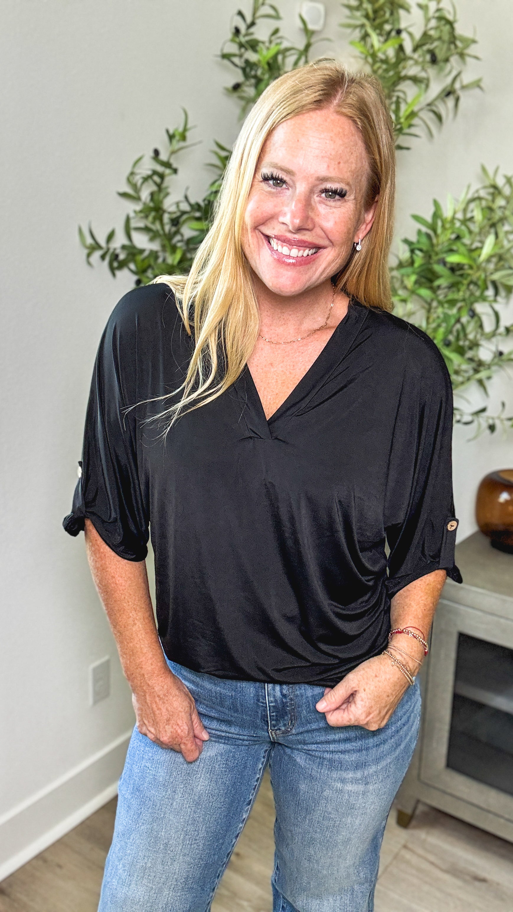 She's a Boss 3/4 Sleeve Blouse