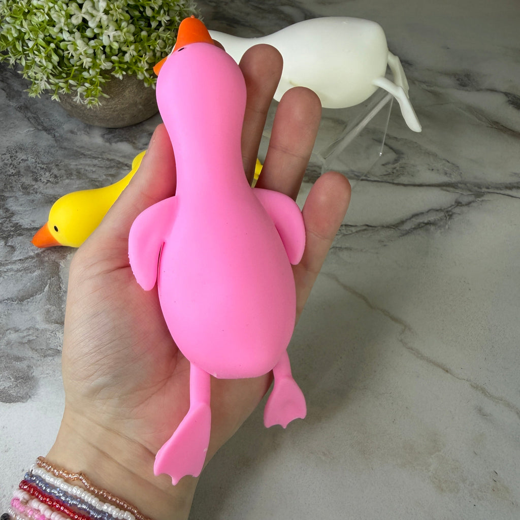 Squishy Toy - Laying Down Duck Solid
