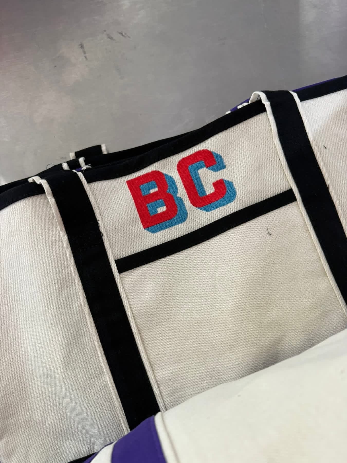 Embroidered Canvas Tote