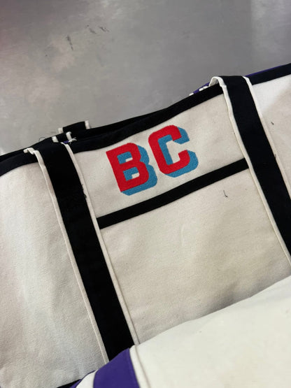 Embroidered Canvas Tote