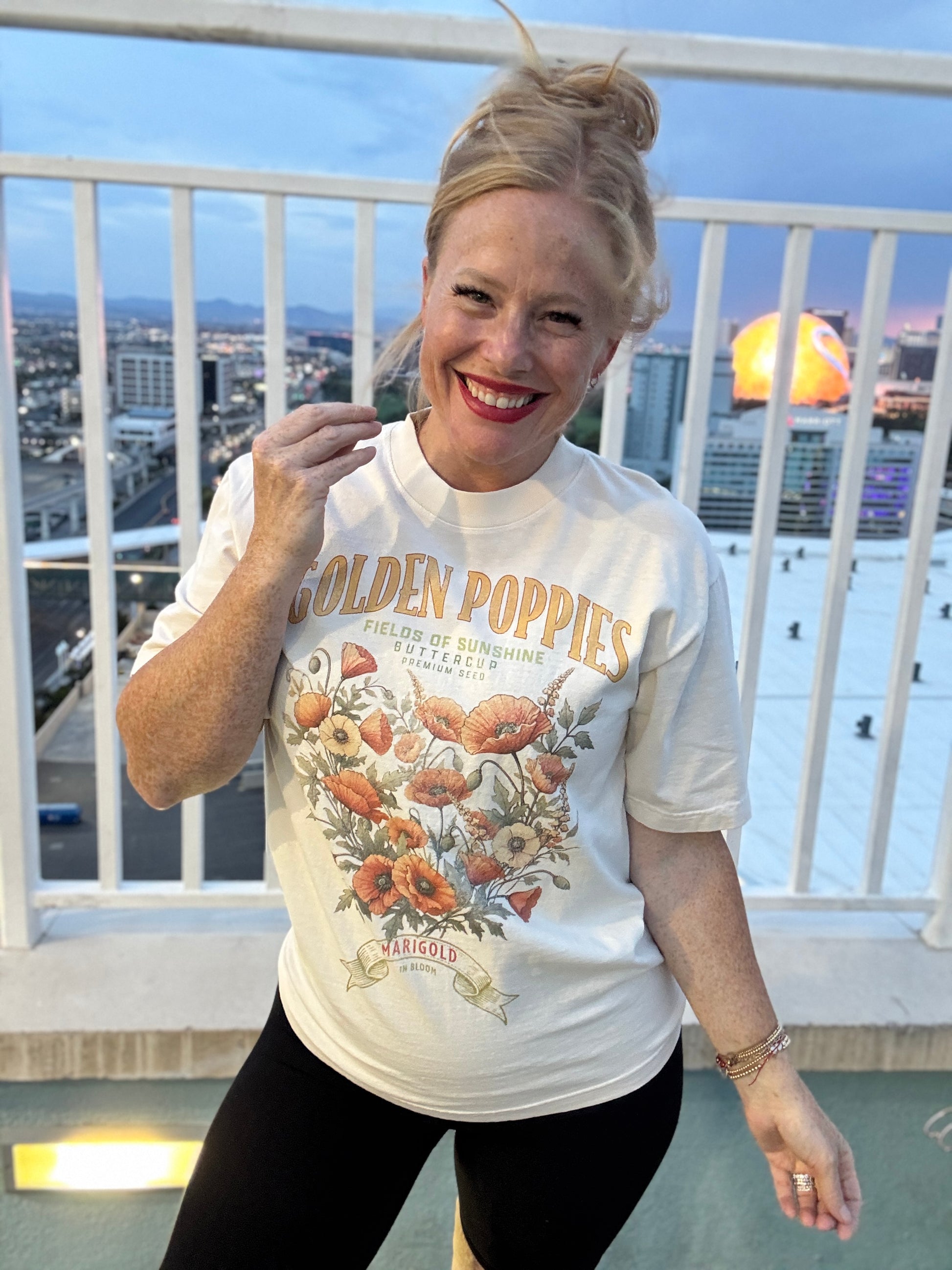 Golden Poppy Vintage Tee