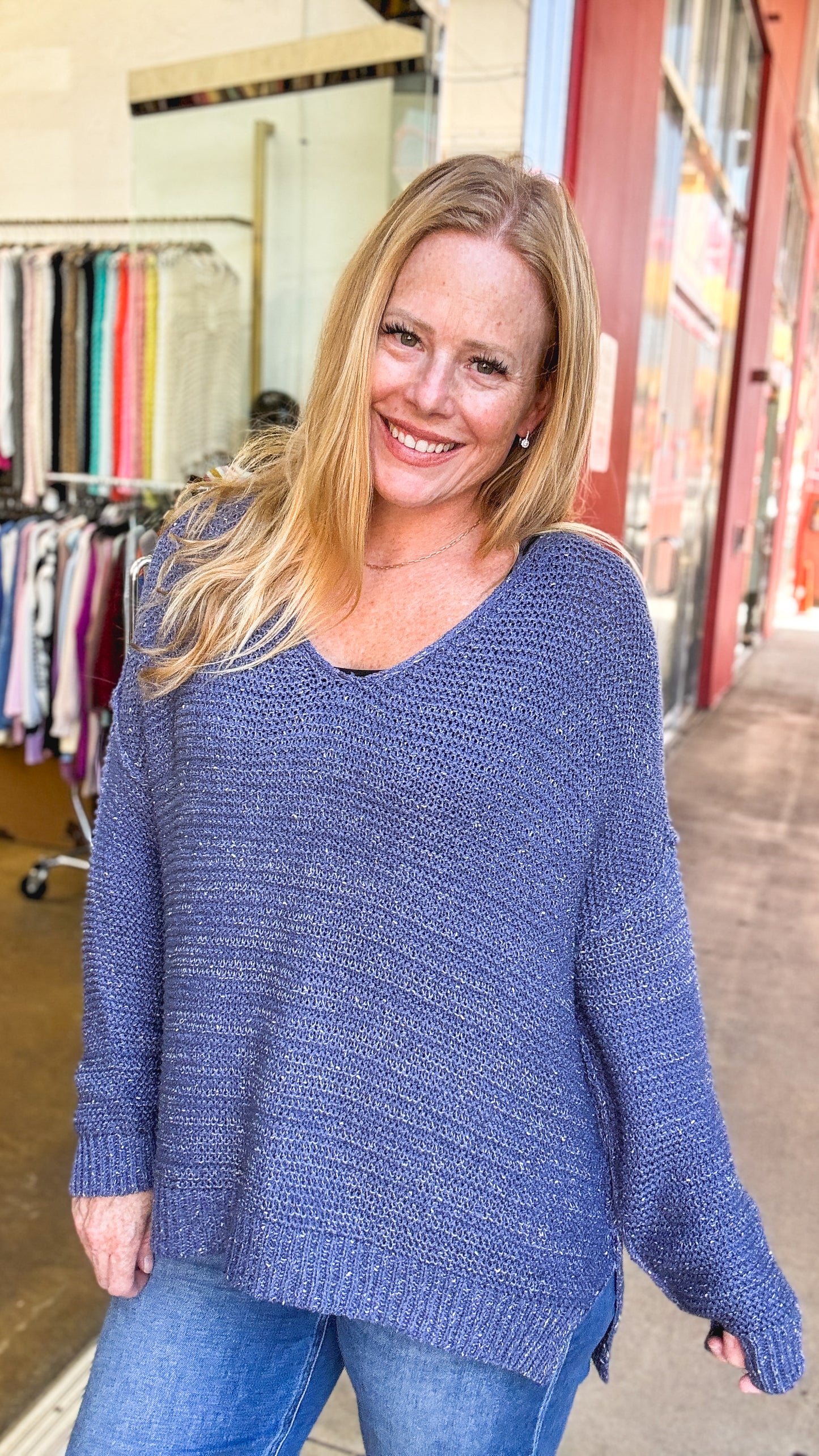 Blue Skies Ahead Sweater