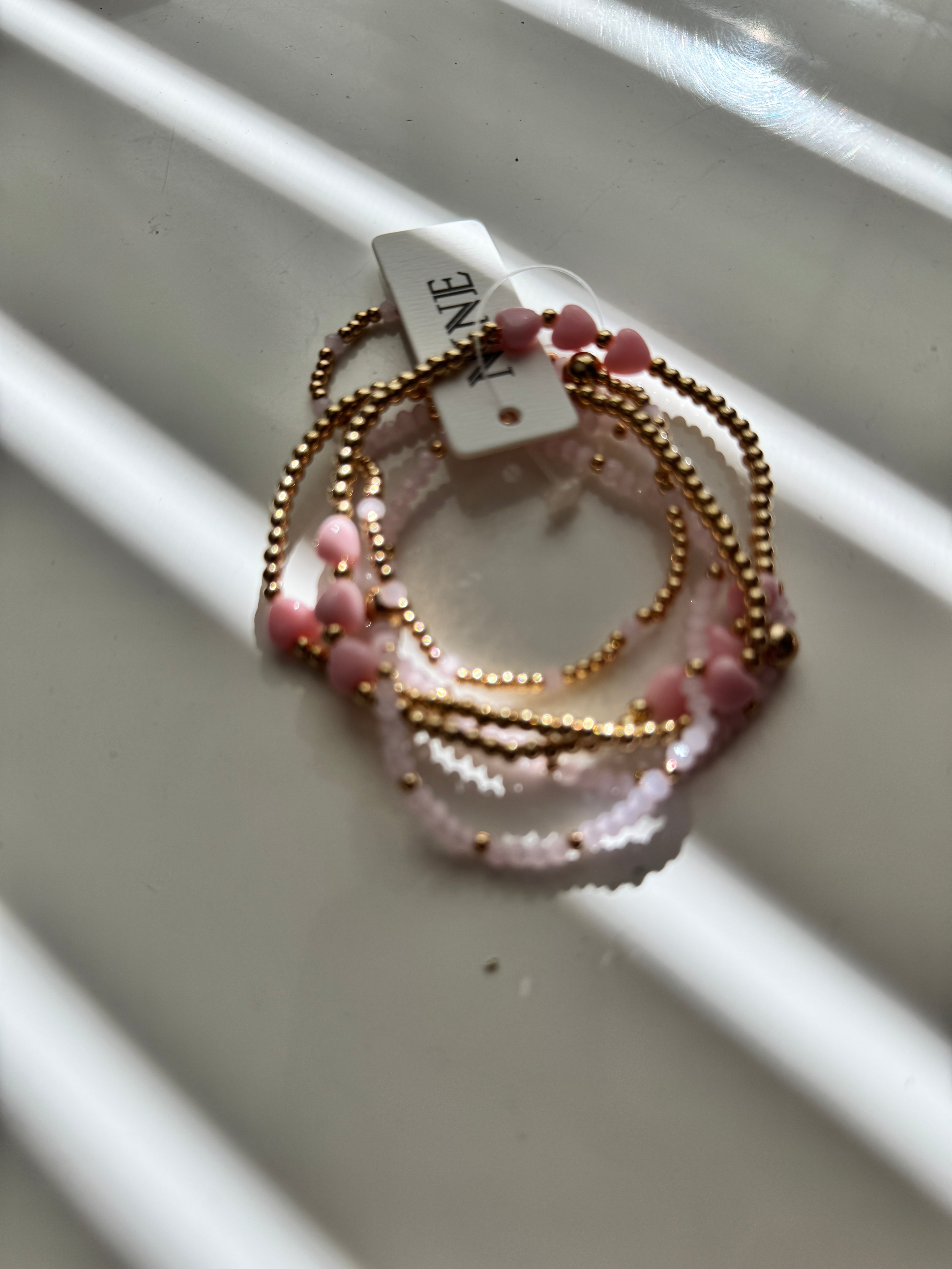Touch of Pink Bracelet Stacks
