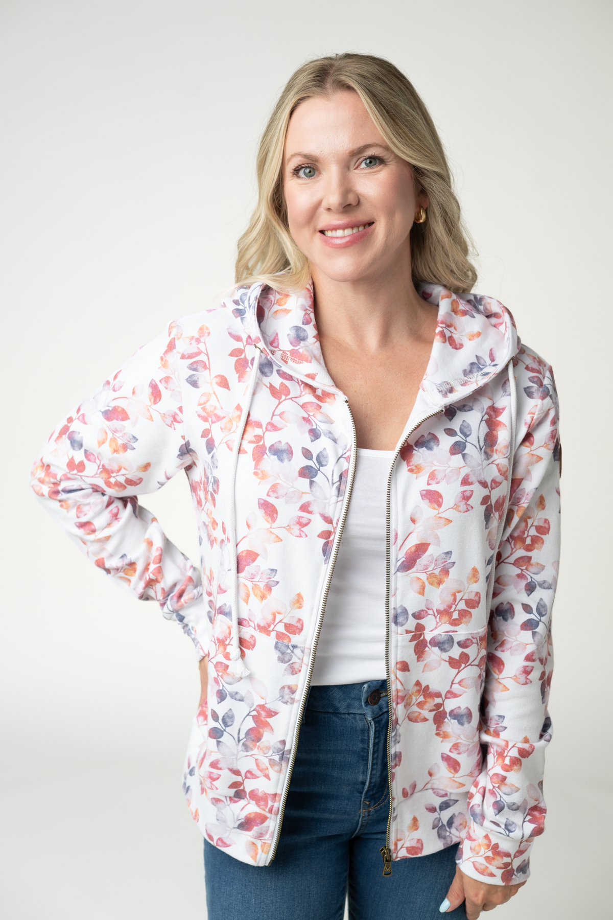 Fullzip Hoodie - Autumn Watercolor